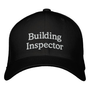 Building Inspector Embroidered Baseball Cap