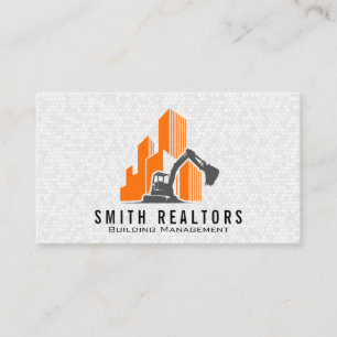 Building Management Real Estate Construction Business Card