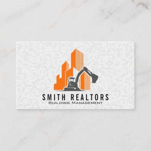 Building Management  Real Estate  Construction Business Card