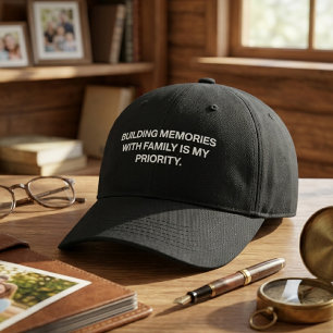 Building Memories With Family Priority Retired Dad Hat