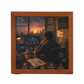 Building My Future with AI and Purpose | AI & Digi Desk Organizer