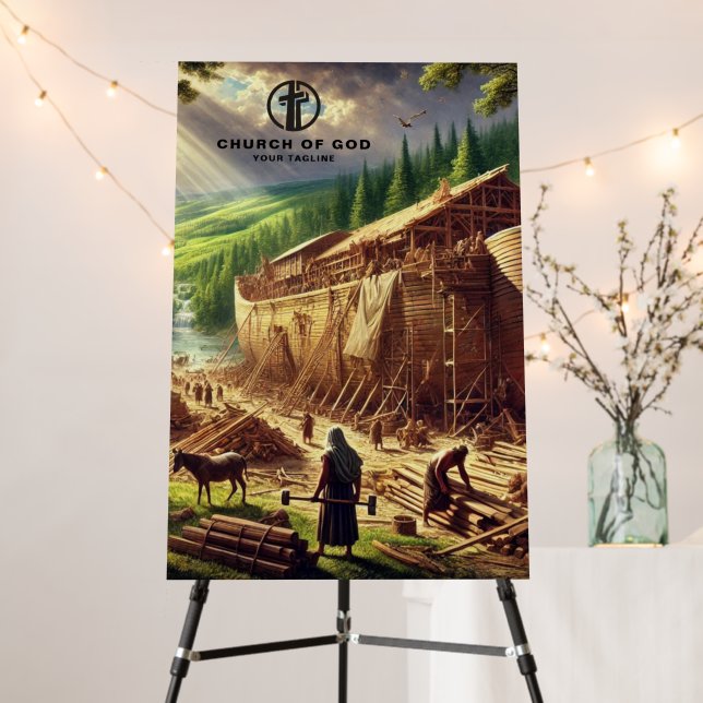 Building Noah's Ark Foam Board (In Situ (Stand))