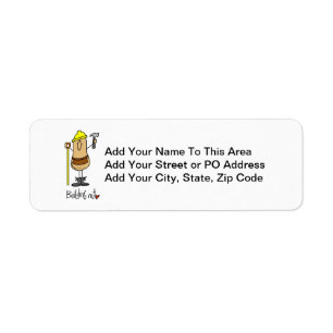 Building Nut T-shirts and Gifts Label