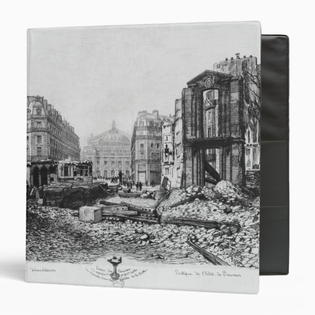 Building of Avenue de l'Opera 2 3 Ring Binder (Front/Inside)