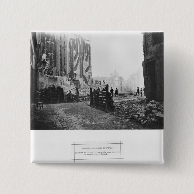 Building of Avenue de l'Opera Button (Front)