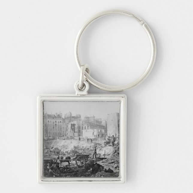 Building of Avenue de l'Opera Keychain (Front)