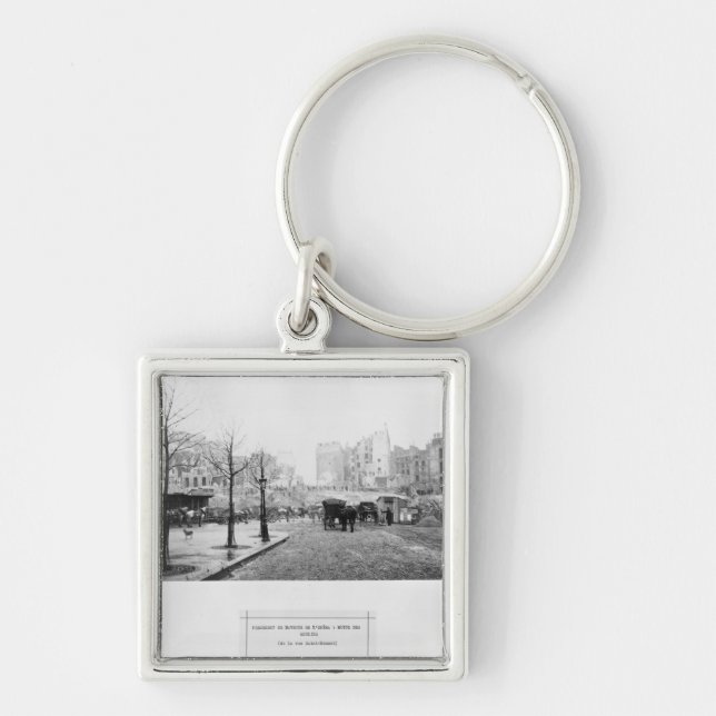 Building of Avenue de l'Opera Keychain (Front)