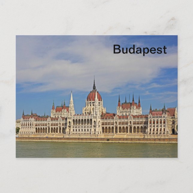 Building of the Budapest parliament, Hungary Postcard (Front)
