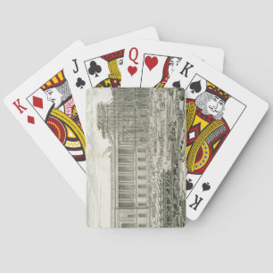 Building of the Main Entrance of the Louvre, Paris Poker Cards