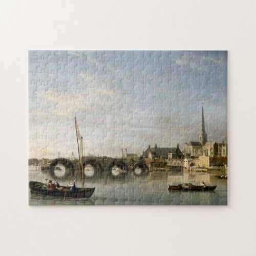 Building of westminister bridge  London England Jigsaw Puzzle