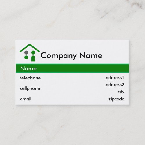 Building or Roofing Business Card Design