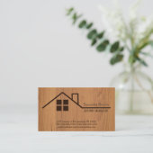 Building reforms business card (Standing Front)