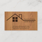 Building reforms business card (Front)