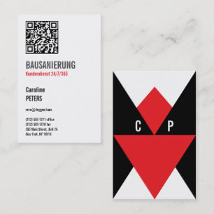 Building renovation business card