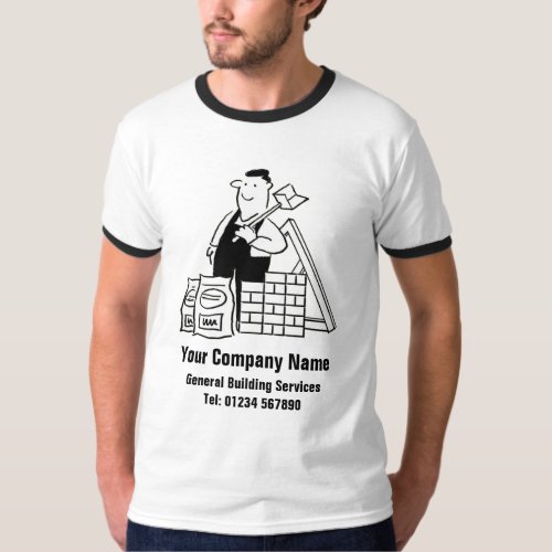 Building Services Cartoon T_Shirt