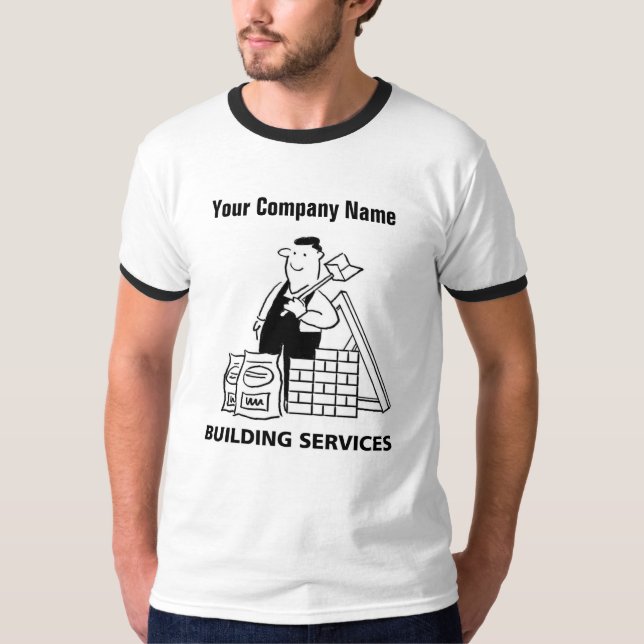 Building Services Or Builder T-Shirt (Front)