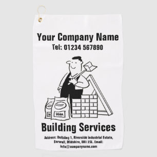 Building Services Promotion Golf Towel
