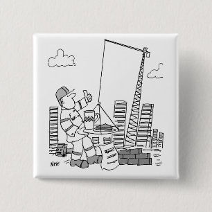 Building Site Overhead Crane Operator Button