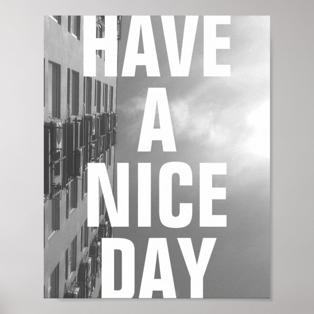 Building&Sky mural Poster (Front)