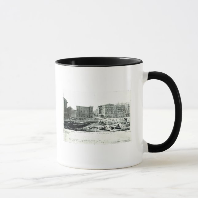 Building the New Gallery of the British Museum Mug (Right)