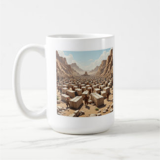 Building the Pyramids Coffee Mug