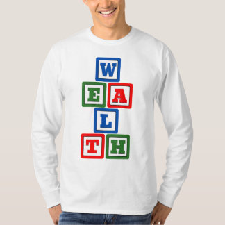 Building Wealth Block by Block Financial Freedom 2 T-Shirt