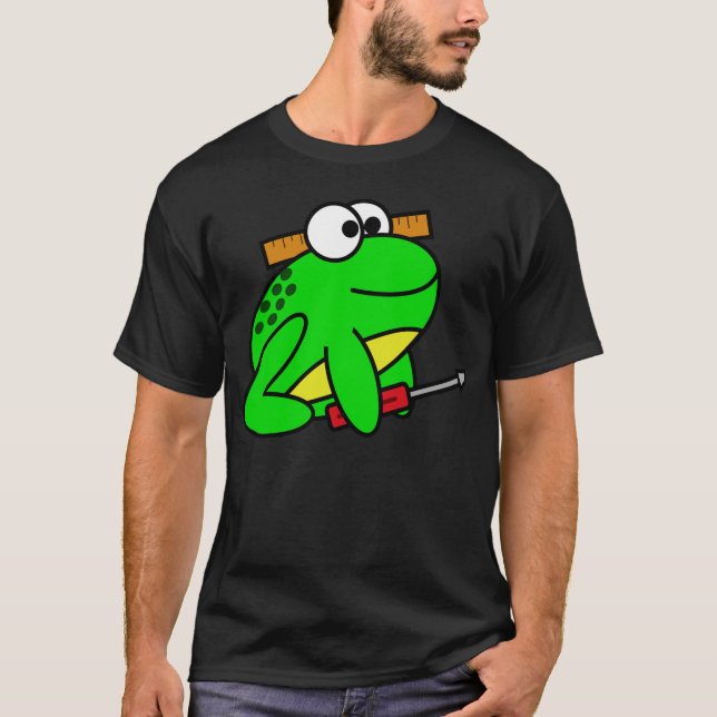 Building with Frogs T-Shirt (Front)