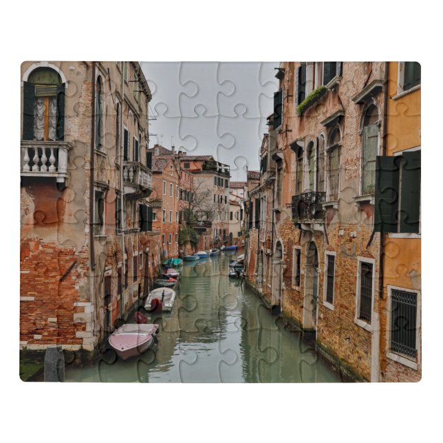 Buildings along canals of Venice Jigsaw Puzzle (Puzzle Horizontal)