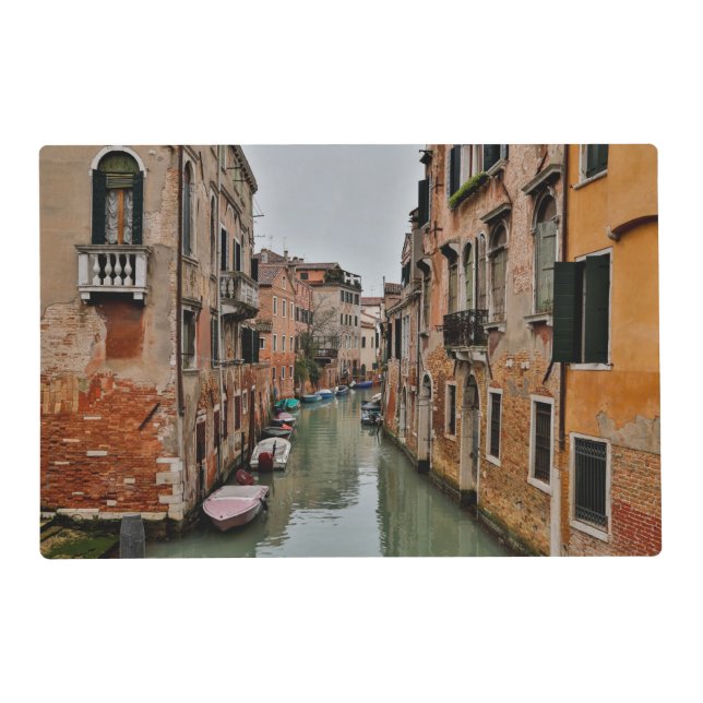 Buildings along canals of Venice Placemat (Front)