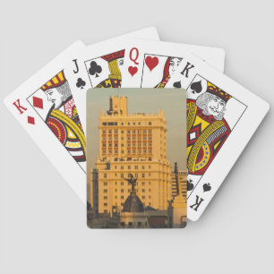 Buildings along Gran Via and Edificio Espana Poker Cards