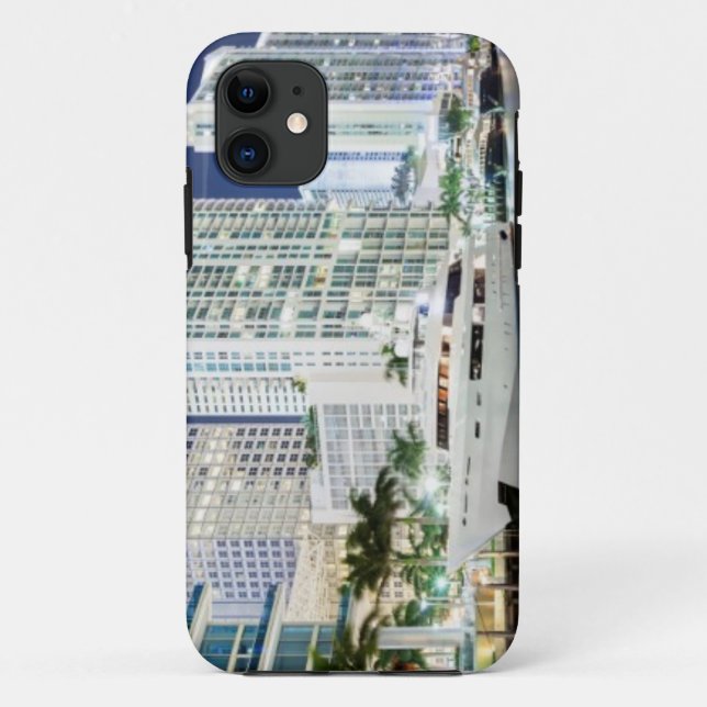 Buildings along the Miami River Riverwalk Case-Mate iPhone Case (Back)