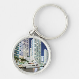 Buildings along the Miami River Riverwalk Keychain
