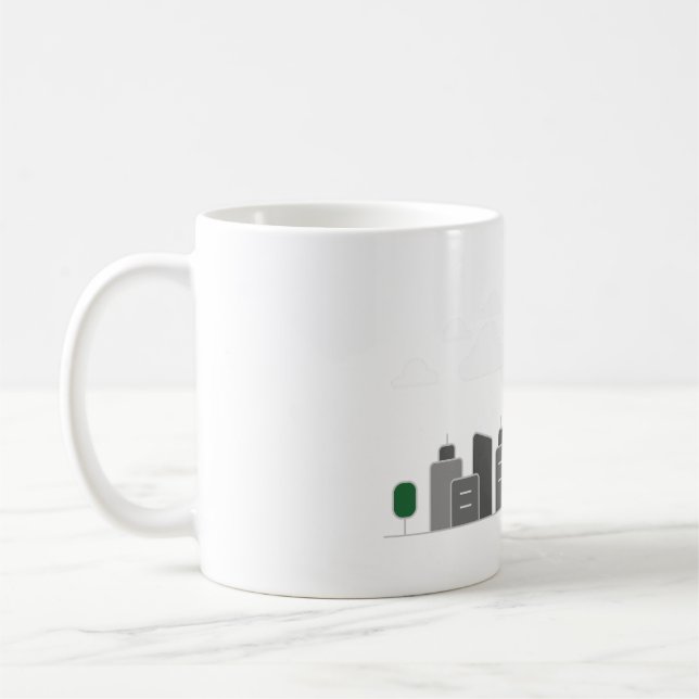 buildings architecture city coffee mug (Left)