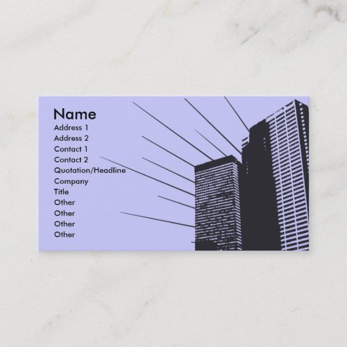 Buildings Business Card