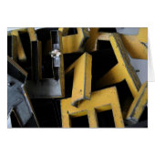 Building's Games Metal Letters Abstract Typography (Front Horizontal)