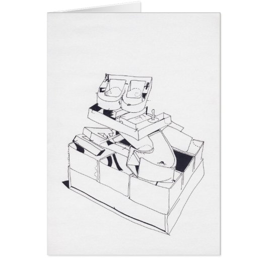 Building's Games Stacking Letters Drawing 17 Card (Front)