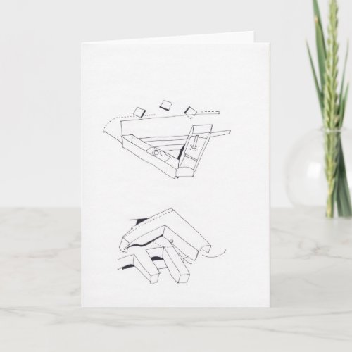 Buildings Games with VF Monogram Drawing 12 Card