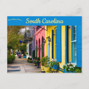 Buildings in Charleston South Carolina Postcard