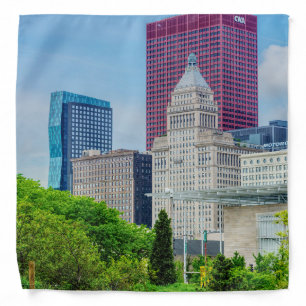 Buildings In Chicago Bandana