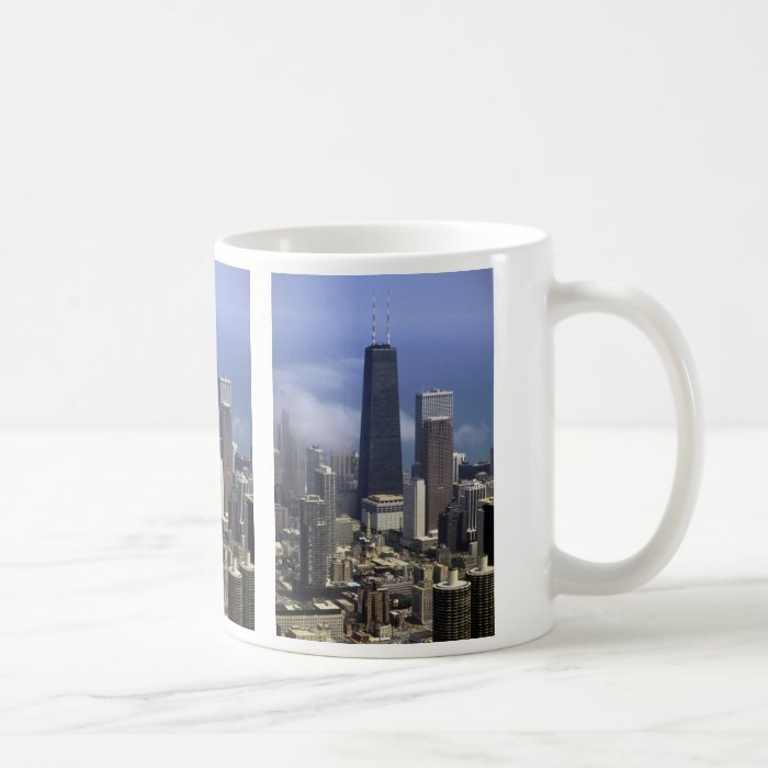 Buildings, view top of  Tower, Chicago, Mugs