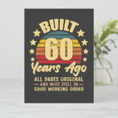 Built 60 Years Ago All Parts Original 60 Birthday (Standing Front)