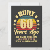 Built 60 Years Ago All Parts Original 60 Birthday (Front)
