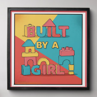 Built by a Girl - Empowering Kids' Design Peel And Stick Photo Tile