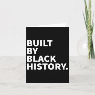 Built By Black History - Black History Month Junet Card