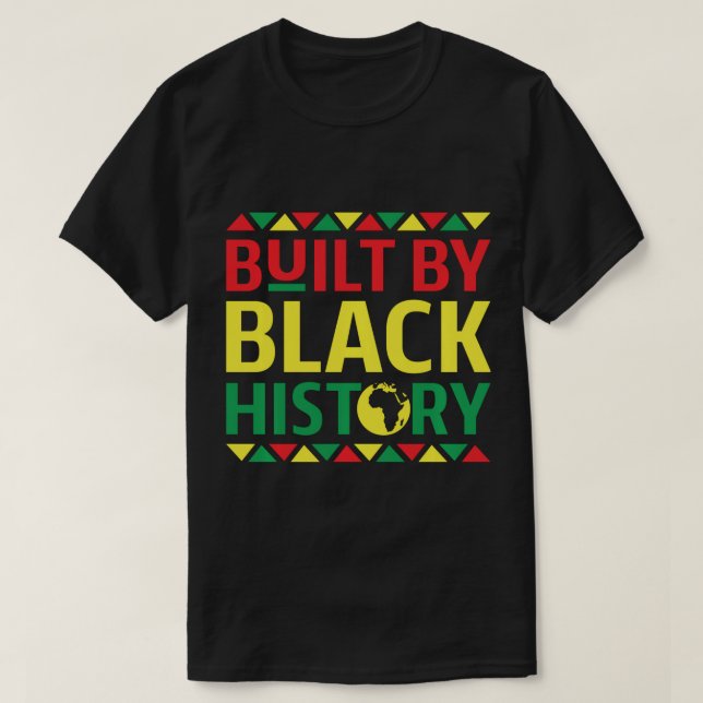 Built By Black History hodie Pullover Hoodie (Design Front)