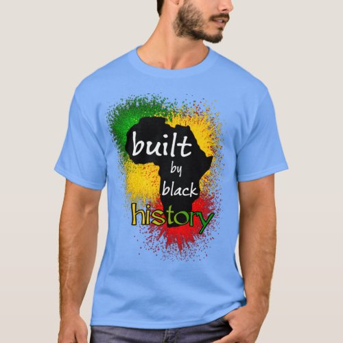 Built by BLACK HISTORY nba black history month T_Shirt