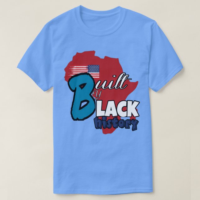 built by BLACK HISTORY NBA BLACK MONTH HISTORY T-Shirt (Design Front)