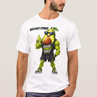Built Different – Muscular Avocado Fitness Shirt