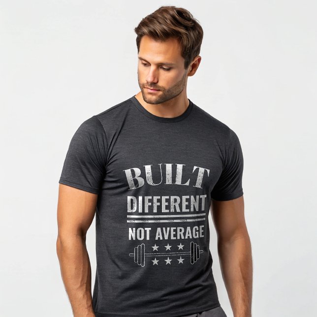 Built Different Not Average Gym T-Shirt – Savage  (Creator Uploaded)