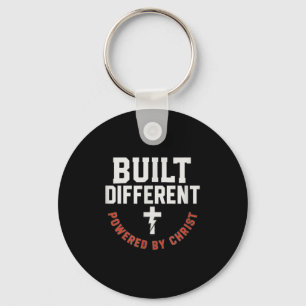 Built Different Powered By Christ Christian Philip Keychain